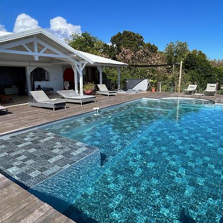 Villa Deluxe L'Hacienda Villa Vue Mer 180 Piscine Jacuzzi Proche Plage Marina Golf Pointe Des Chateaux Et Casino Jardin Clos Voyage Durable แซงต์-ฟรองซัวส์ ภายนอก รูปภาพ