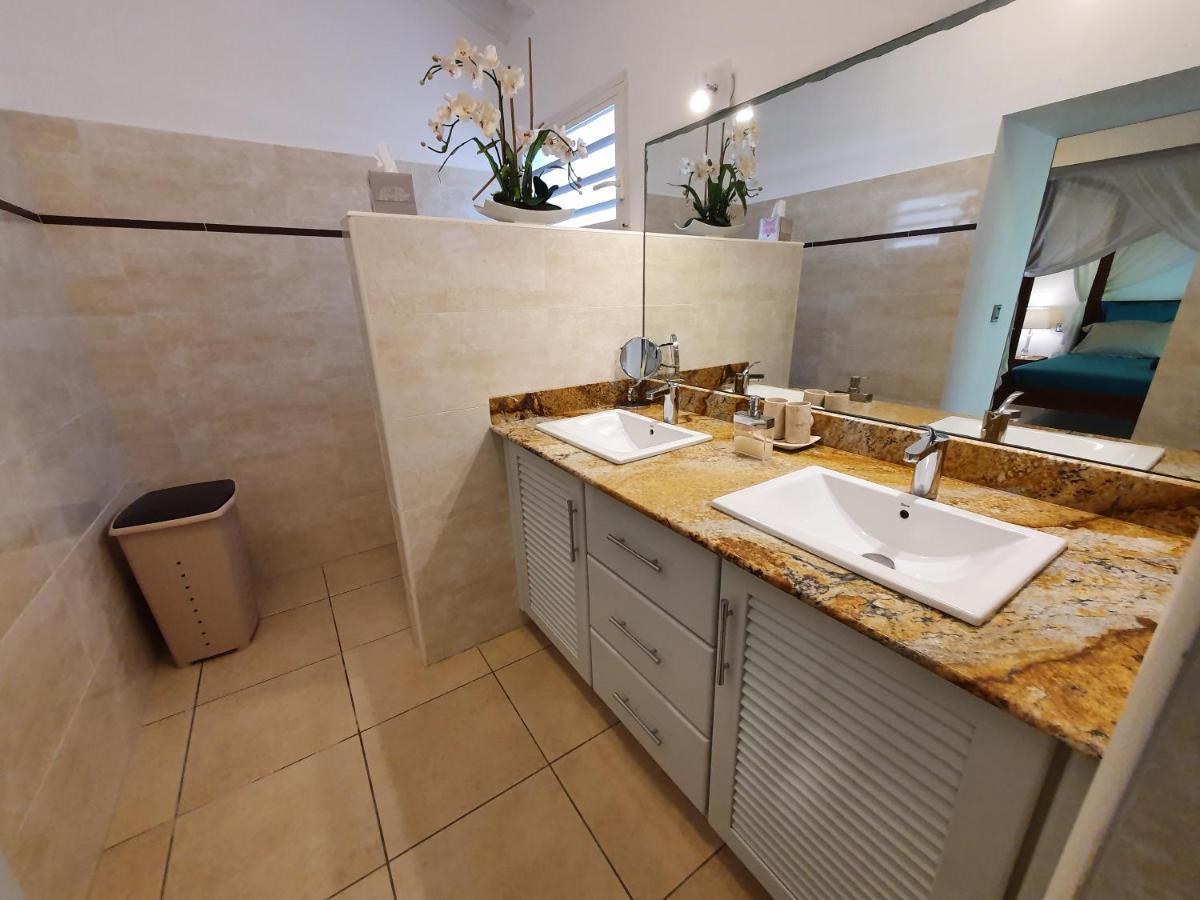 Villa Deluxe L'Hacienda Villa Vue Mer 180 Piscine Jacuzzi Proche Plage Marina Golf Pointe Des Chateaux Et Casino Jardin Clos Voyage Durable แซงต์-ฟรองซัวส์ ภายนอก รูปภาพ