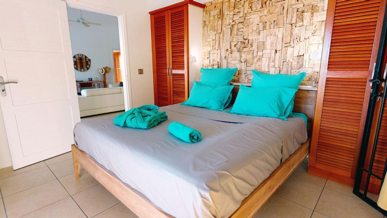 Villa Deluxe L'Hacienda Villa Vue Mer 180 Piscine Jacuzzi Proche Plage Marina Golf Pointe Des Chateaux Et Casino Jardin Clos Voyage Durable แซงต์-ฟรองซัวส์ ภายนอก รูปภาพ