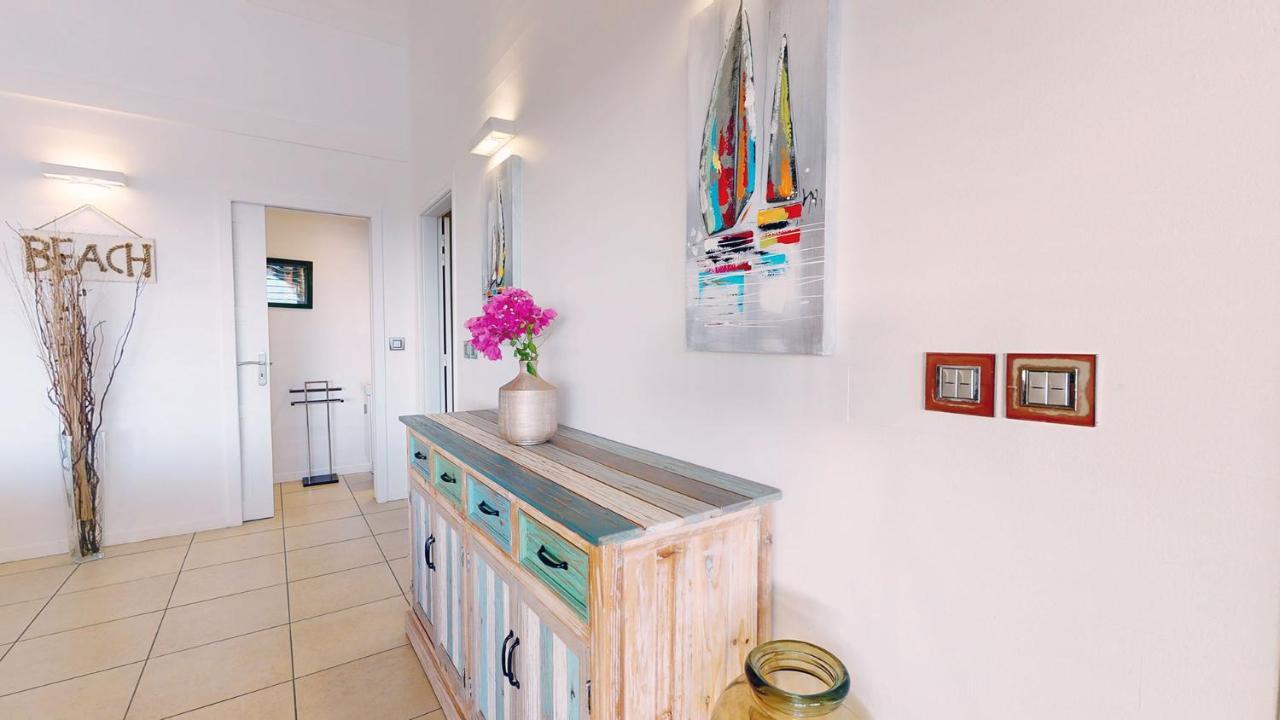 Villa Deluxe L'Hacienda Villa Vue Mer 180 Piscine Jacuzzi Proche Plage Marina Golf Pointe Des Chateaux Et Casino Jardin Clos Voyage Durable แซงต์-ฟรองซัวส์ ภายนอก รูปภาพ