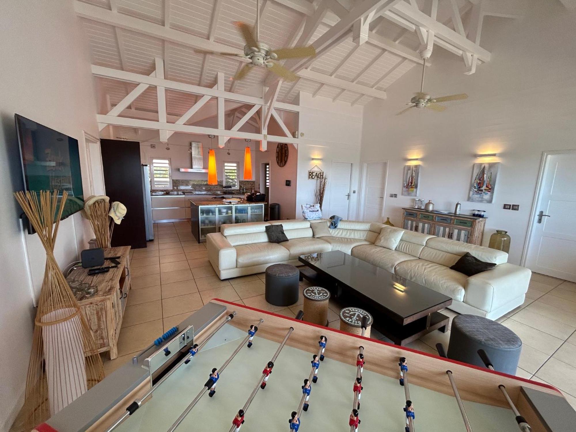 Villa Deluxe L'Hacienda Villa Vue Mer 180 Piscine Jacuzzi Proche Plage Marina Golf Pointe Des Chateaux Et Casino Jardin Clos Voyage Durable แซงต์-ฟรองซัวส์ ภายนอก รูปภาพ
