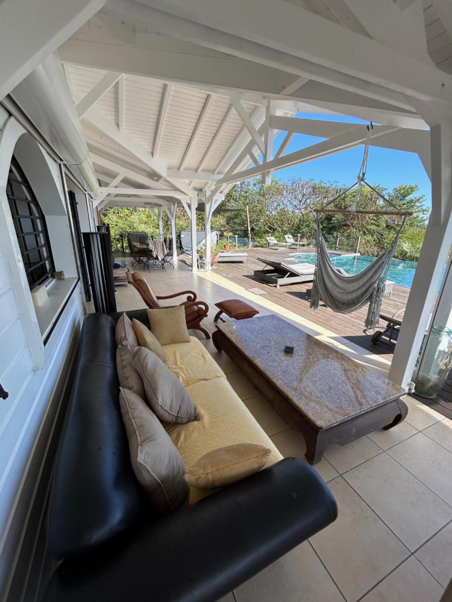 Villa Deluxe L'Hacienda Villa Vue Mer 180 Piscine Jacuzzi Proche Plage Marina Golf Pointe Des Chateaux Et Casino Jardin Clos Voyage Durable แซงต์-ฟรองซัวส์ ภายนอก รูปภาพ