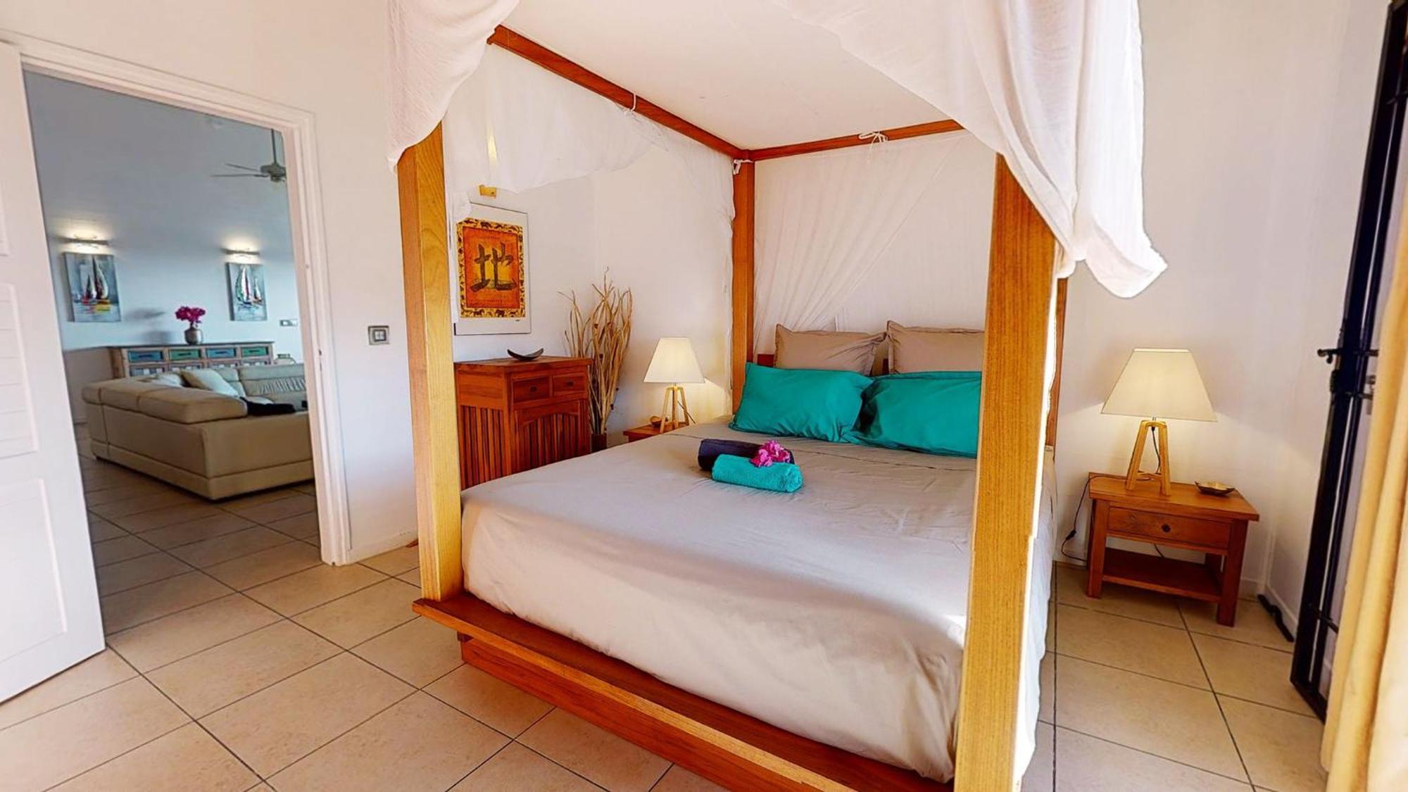 Villa Deluxe L'Hacienda Villa Vue Mer 180 Piscine Jacuzzi Proche Plage Marina Golf Pointe Des Chateaux Et Casino Jardin Clos Voyage Durable แซงต์-ฟรองซัวส์ ห้อง รูปภาพ