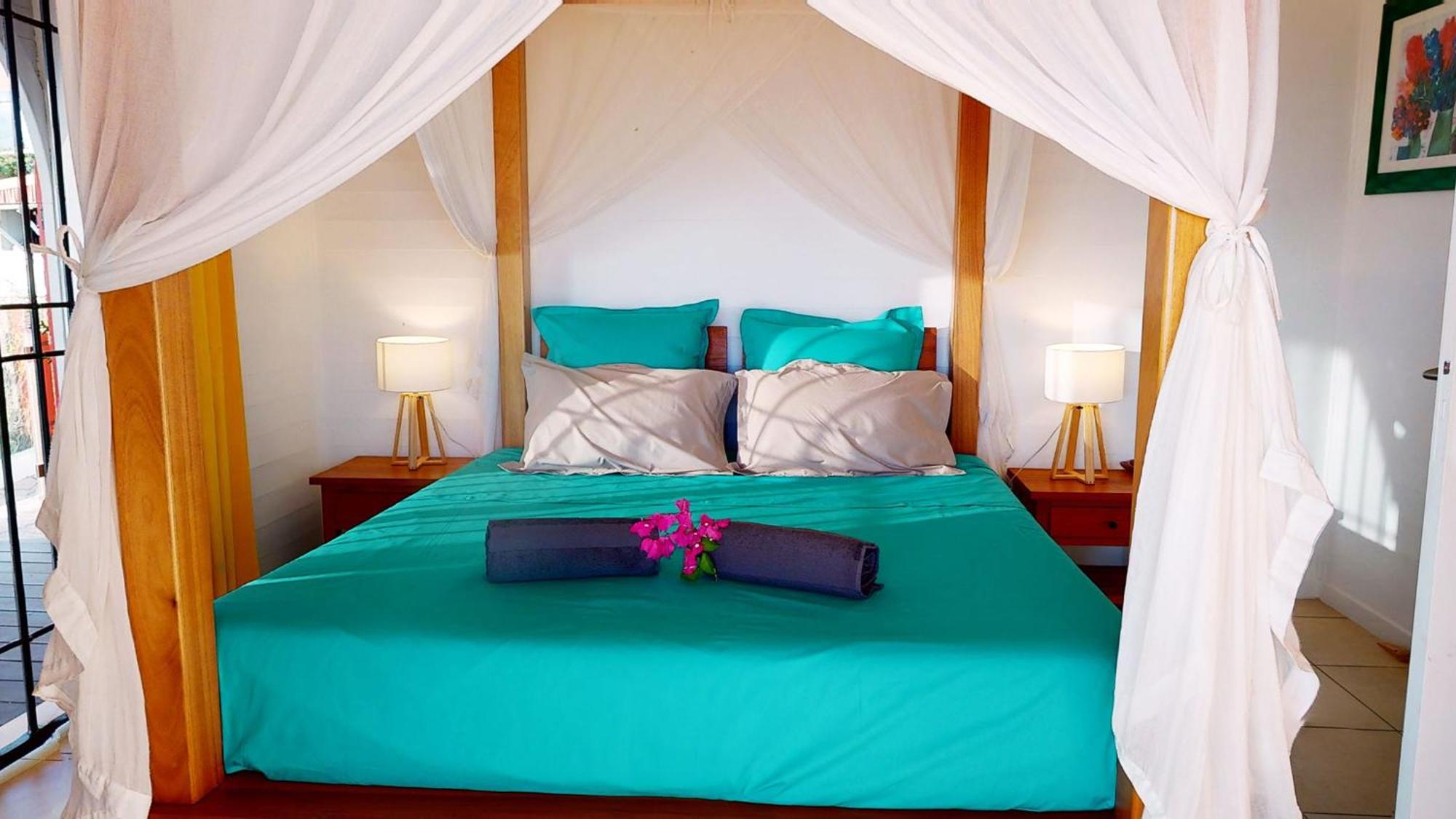 Villa Deluxe L'Hacienda Villa Vue Mer 180 Piscine Jacuzzi Proche Plage Marina Golf Pointe Des Chateaux Et Casino Jardin Clos Voyage Durable แซงต์-ฟรองซัวส์ ห้อง รูปภาพ