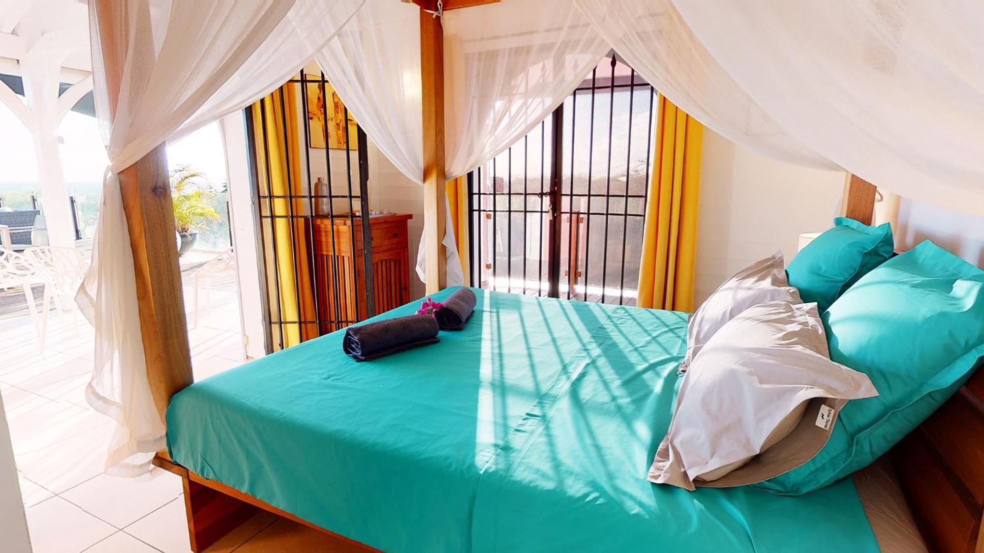 Villa Deluxe L'Hacienda Villa Vue Mer 180 Piscine Jacuzzi Proche Plage Marina Golf Pointe Des Chateaux Et Casino Jardin Clos Voyage Durable แซงต์-ฟรองซัวส์ ห้อง รูปภาพ