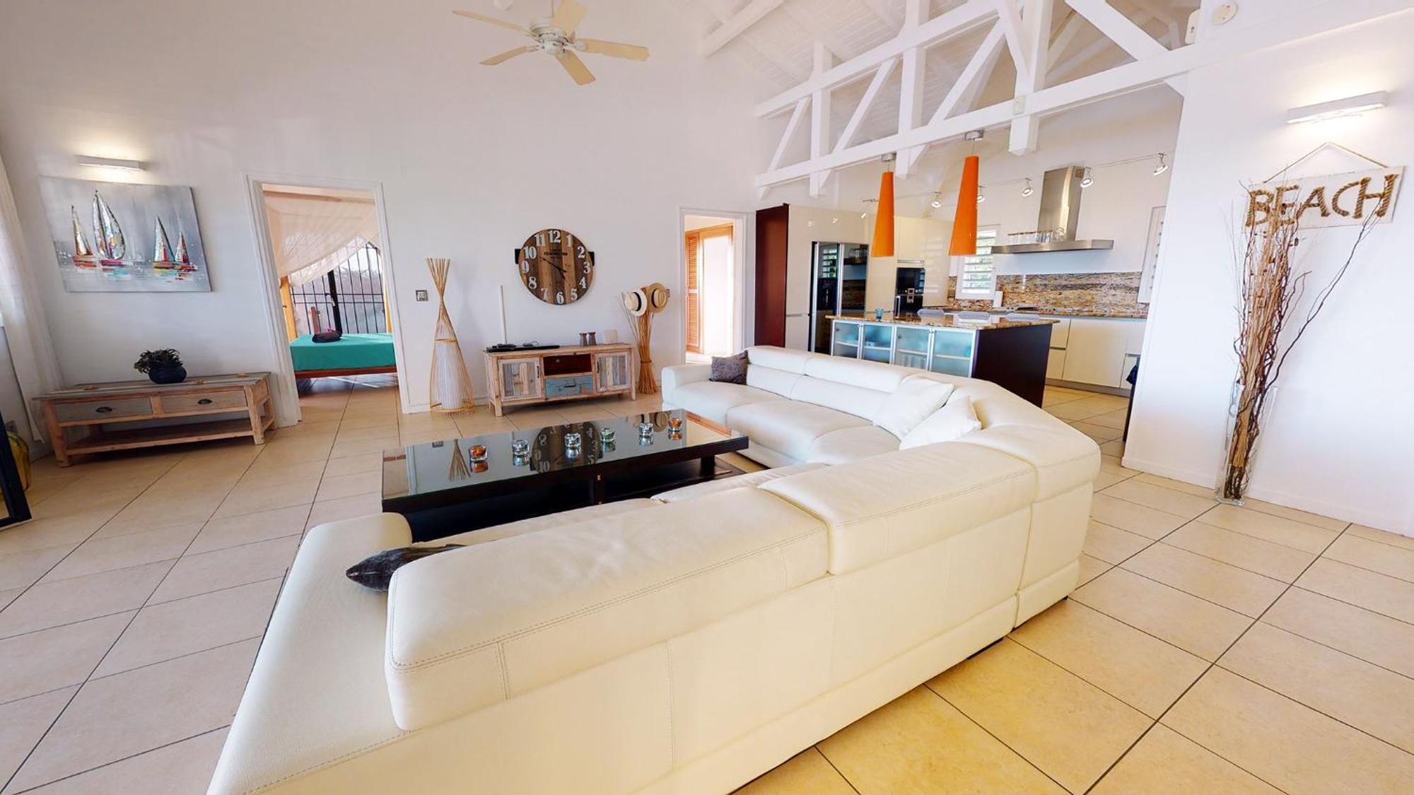 Villa Deluxe L'Hacienda Villa Vue Mer 180 Piscine Jacuzzi Proche Plage Marina Golf Pointe Des Chateaux Et Casino Jardin Clos Voyage Durable แซงต์-ฟรองซัวส์ ห้อง รูปภาพ