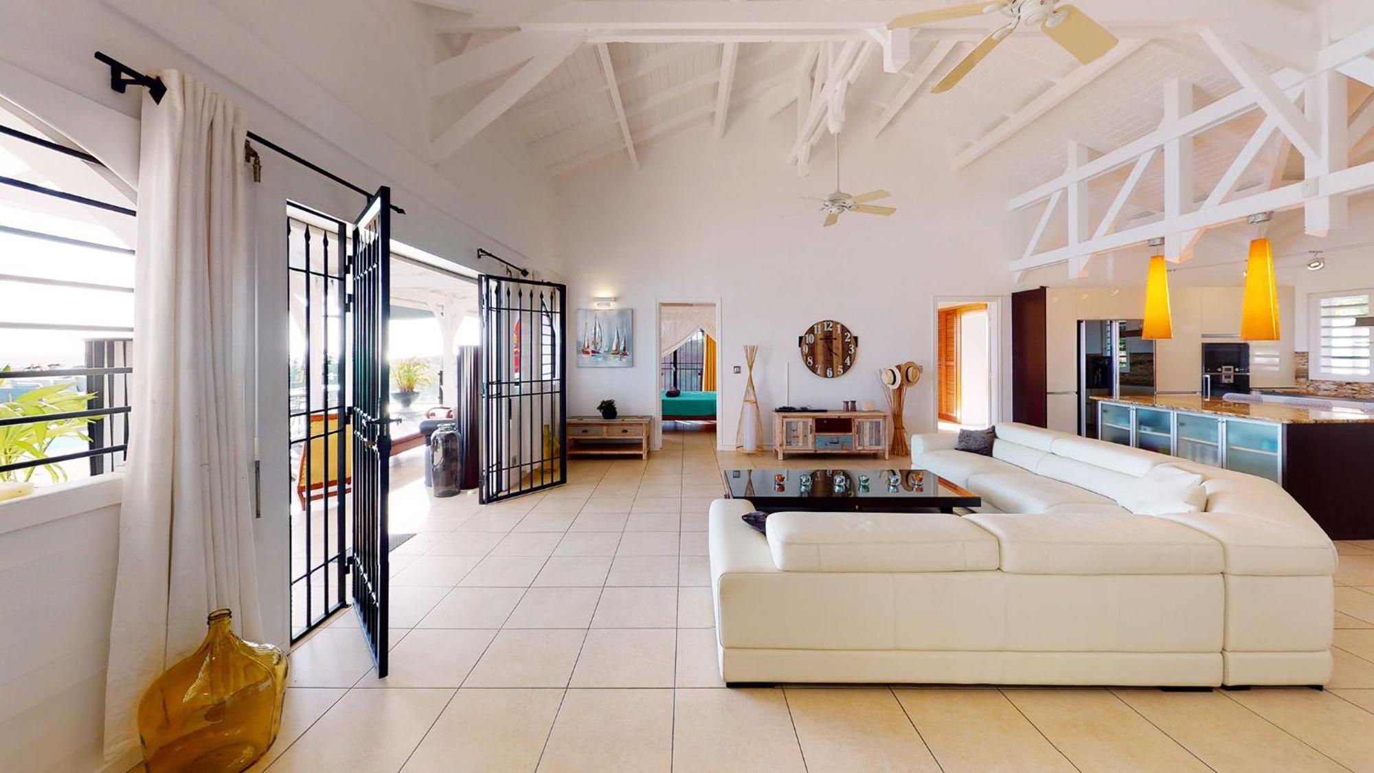 Villa Deluxe L'Hacienda Villa Vue Mer 180 Piscine Jacuzzi Proche Plage Marina Golf Pointe Des Chateaux Et Casino Jardin Clos Voyage Durable แซงต์-ฟรองซัวส์ ห้อง รูปภาพ